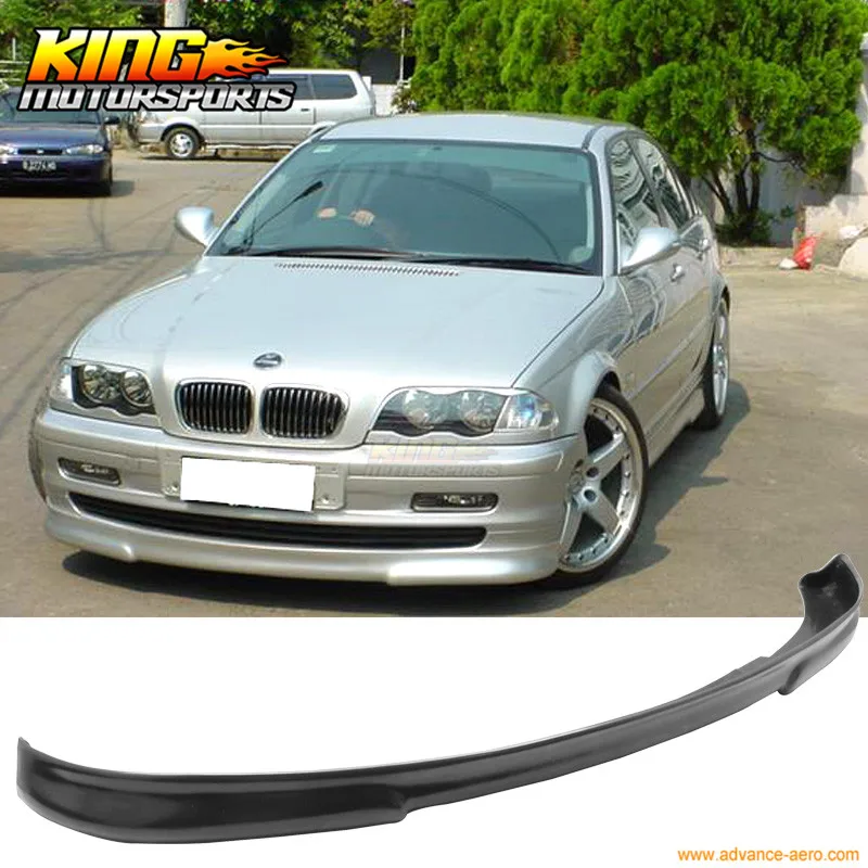 Fit For 1999 2000 2001 BMW E46 3 Series 4Dr Sedan H2 Style Front Bumper Lip Urethane Global Free Shipping Worldwide | Автомобили и