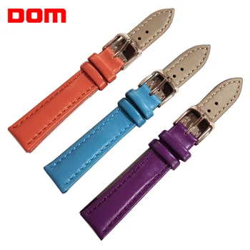 

DOM Watch Band Woman Genuine Leather Straps 16mm Watch Accessories High Quality Lizard Pattern Watchbands