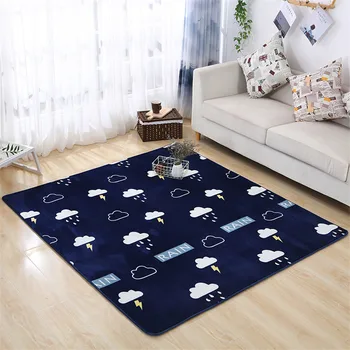 

Flannel floor carpet thickened simple bedroom bedside mats Living room coffee table rug thickened comfortable soft blanket