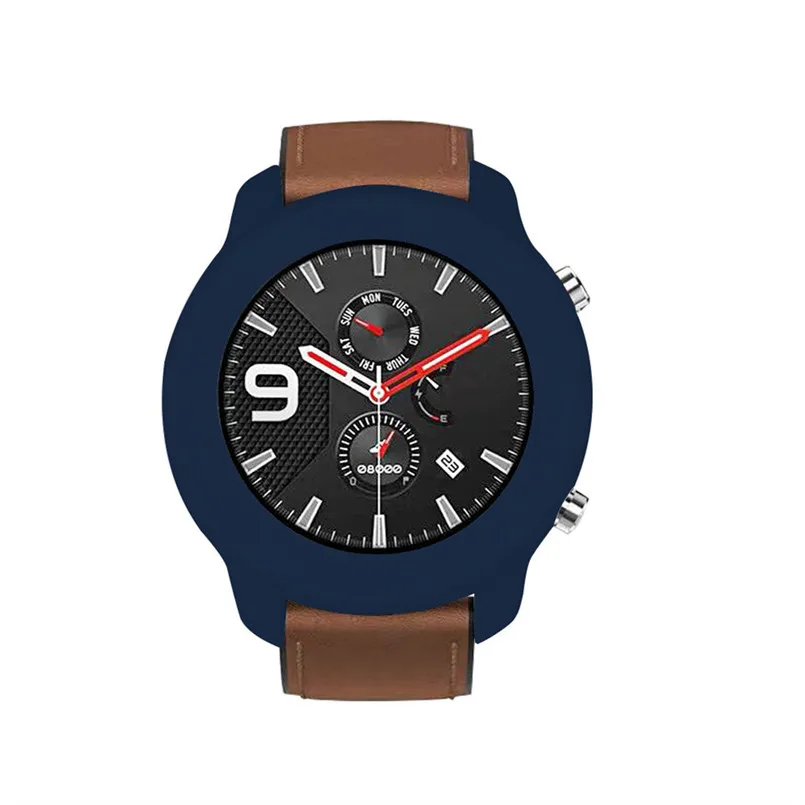 Replacement Case for Huami AMAZFIT GTR 47mm Soft TPU Protection Silicone Full Case Cover Shell Silicone Frame Protective 40AUG1501