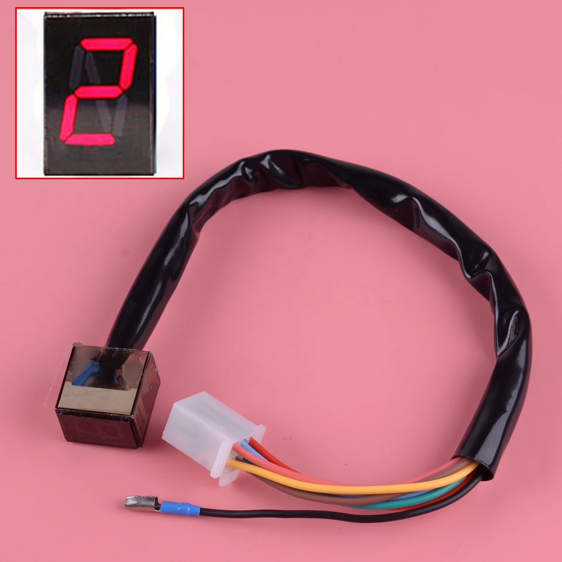Motorcycle Gauge Shift Lever Digital Gear Indicator Lever Sensor LED Display