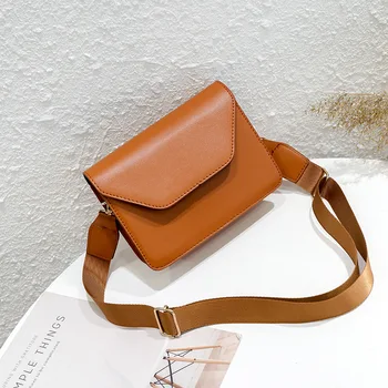 

RanHuang New Arrive 2020 Women Pu Leather Shoulder Bags Girls Brief Flap Women's Casual Messenger Bags Crossbody Bags