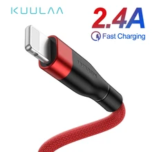 KUULAA USB кабель для iPhone 11 XS Max XR X 8 7 6 Plus 6S 5 S Plus iPad mini 4 кабели быстрой зарядки зарядное устройство для мобильного телефона