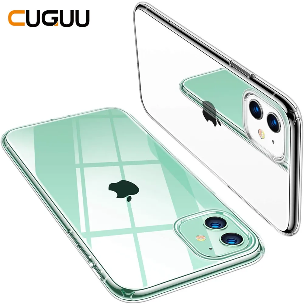 

Soft TPU Case For iPhone 11 Pro Max Shockproof Transparent Silicone Full Back Cover For iPhone 11 Pro For iPhone 11 Case Clear
