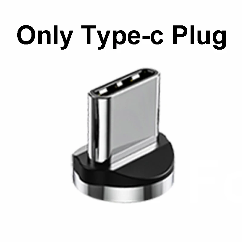 Only Type-c Plug 5А Магнитный текательный Micro USB кабель светящийся type-C кабель для быстрой зарядки 8 Pin 1 м 2 м Магнитный свет светодиодный кабель type-C - Цвет: Only Type-c Plug