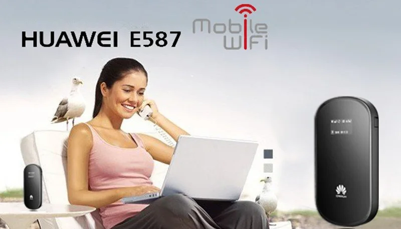 Разблокированный huawei e587 mifi 3g Роутер с слотом для sim-карты 3g wifi роутер мини беспроводной портативный wifi роутер
