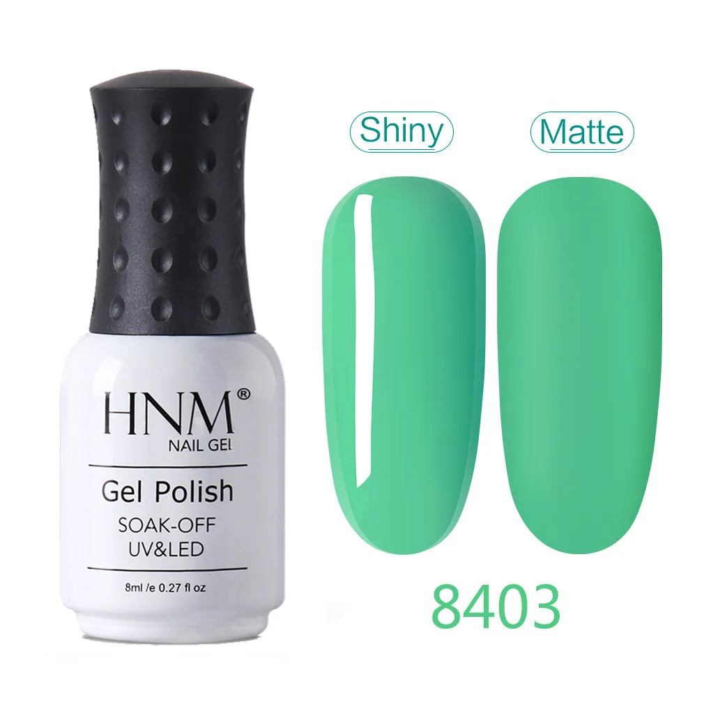 HNM 8 мл jam серия УФ-гель для ногтей Блестящий/матовый эффект дизайн ногтей замочить от матового верхнего покрытия светодиодный Полупостоянный Гель-лак - Цвет: SSL8403