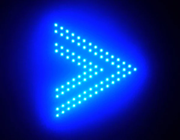 84 led Автомобильный задний поворотник светодиодный индикатор подсветка яркая светящаяся табличка Левая Правая стрелка дневной ходовой свет - Испускаемый цвет: Синий