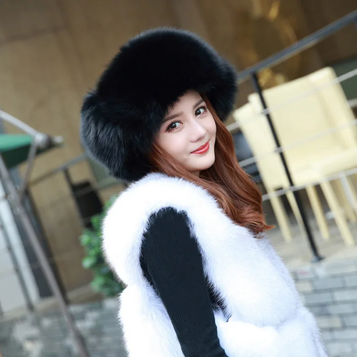 Зимняя теплая шапка из искусственного меха корейская модная шапка женская Толстая Удобная Теплая Лыжная шапочка для бассейна JS26