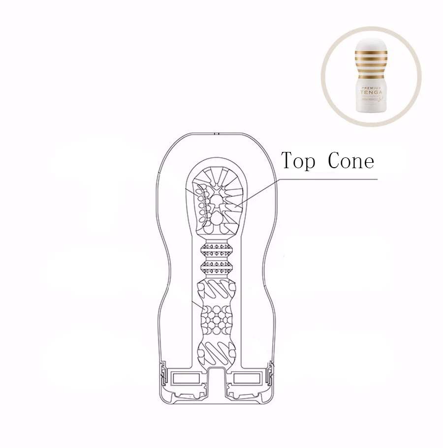 TENGA Sex Toys Masturbation Vacuum Controller Automatic Operation Pressure Controller Large Size Realistic Male Masturbation