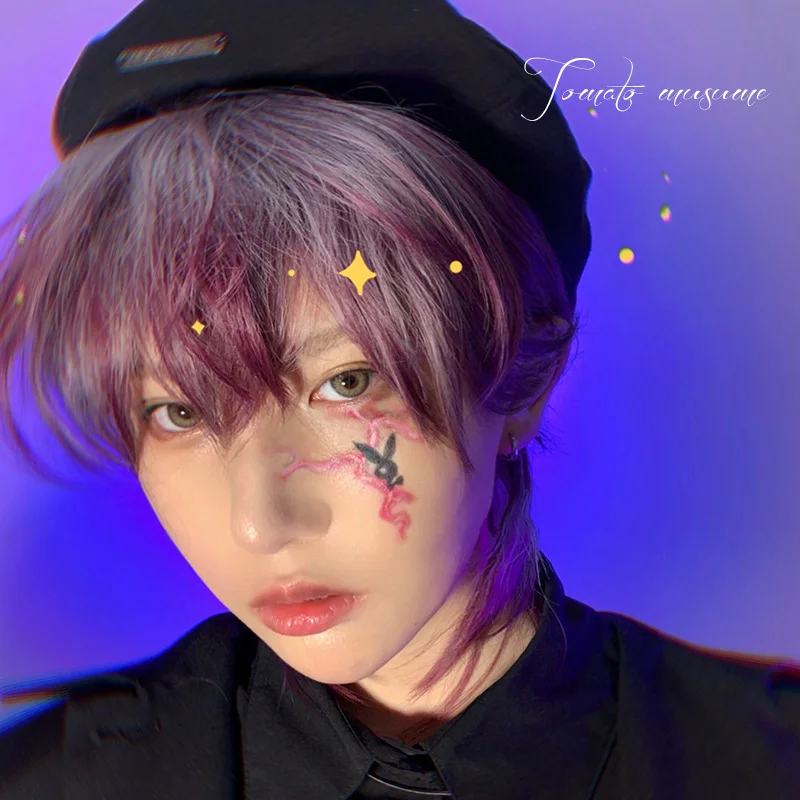 Японская Лолита Shota Lolita Подростковая фиолетовая женская короткая многослойная