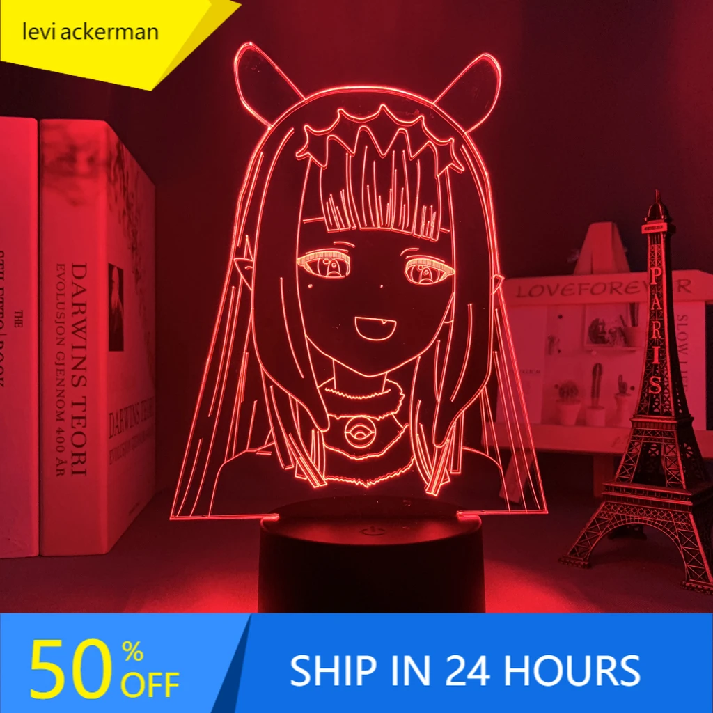 star wars night light Anime Ninomae Ina Nis Led Light for Bedroom Decor Night Light Kids Children Birthday Gift Manga Ninomae Ina Nis 3d Lamp Bedside night light for bedroom