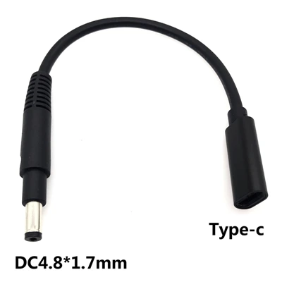 Usb type C зарядка PD кабель DC7.9* 5,0 мм 4,0*1,35 мм 1,7 мм для lenovo для Asus мощность PD адаптер конвертер ноутбук зарядное устройство Шнур - Цвет: DC4817mm