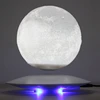 Creative 3D Magnetic Levitation Moon Lamp Night Light 14cm Rotating  Led Moon Floating Lamp Home Decoration Holiday Gifts ► Photo 3/6