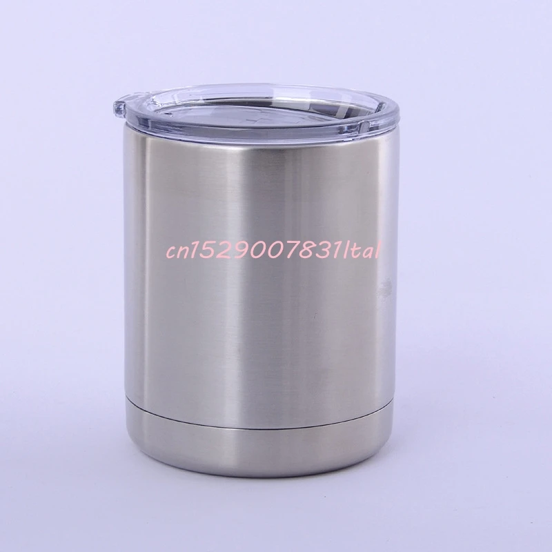 10oz stainless steel 25 шт 10 унций/12 унций/20 унций/30 унций чашка для воды из нержавеющей стали Вакуумная Изолированная бутылка с двойными стенками из нержавеющей стали дорожная бутылка для воды - Цвет: 10oz stainless steel