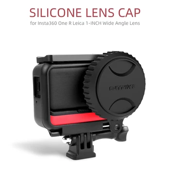 

1 inch Wide Angle Lens Cover Silicone Lens Protector Cap for Insta360 One R / DJI Osmo Action Action Camera Accessories