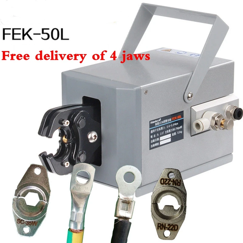 

EFK-50L Pneumatic Type Crimping pliers Machine Air Crimper for Different Terminals Cable tools Wire Crimp Tool