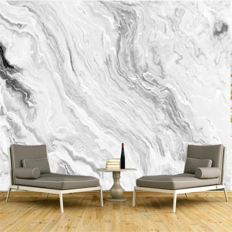 

beibehang Photo Jazz White Marble wallpapers for living room art sofa background papel de parede mural wall stickers home decor