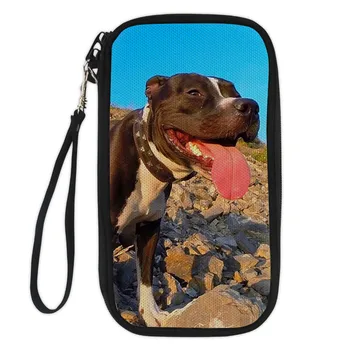 

Wallet Female Women's Wallet Coin Purse Phone Bag Card Holder Staffordshire Terrier Dog Purse Women Billetera Mujer Drop Ship