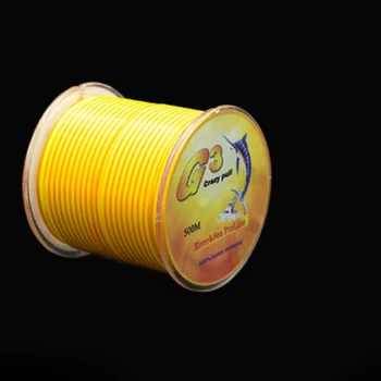 

1-8# 500M Fishing Line Tough Leader Wire Nylon Monofilament Wear-resistant Fishing Suppliesi