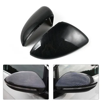 

Car Carbon Fiber Wing Rearview Mirror Covers Cap For VW GTI Golf MK7 E-Golf SportWagen Altrack R 5G0 857 538 537 E ABS