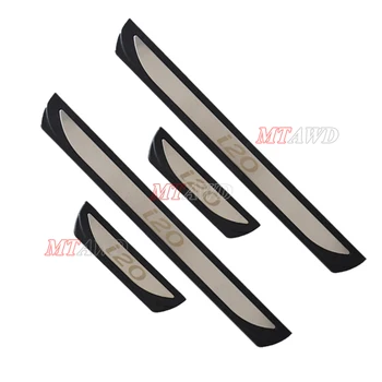 

For Hyundai i20 2013-2018 2019 2020 Accessory Stainless Door Sill Kick Scuff Plate Protector Trim Guard Cover Pedal Car Styling