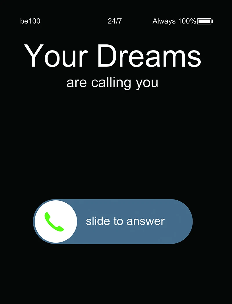 Your Dreams Are Calling You - Inspirational Quotes Art Print for Sale by  Labno4