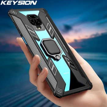 

KEYSION Shockproof Armor Case for Redmi Note 9S 8T 8 Pro 9 Pro Max K20 Phone Cover for Xiaomi Mi 10 Mi Note10 Mi 9T A3 Mi 9 Lite