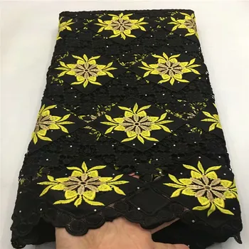 

Latest African Guipure Cord Lace Fabric High Quality Lace Water Soluble 2020 French Lace Fabric For Nigerian Dress E82-387