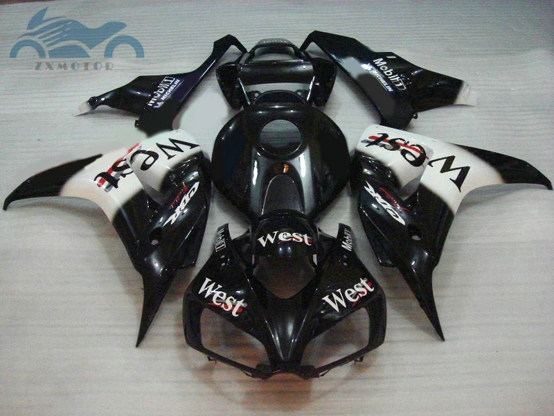 Обновите свой Комплект обтекателя впрыска, пригодный для Honda CBR 1000RR 2006 2007 CBR1000RR 06 07 ABS пластик обтекатель наборы черный белый XY03