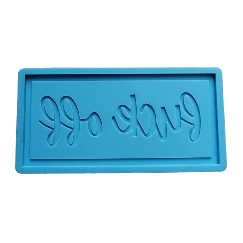 

DIY Crafts Making Epoxy Resin Mold Doorplate Door Signs Casting Silicone Mould U4LF