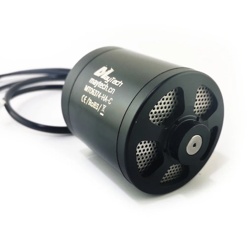 

Maytech 6374 170KV бесщеточный двигатель 8 мм вал с новыми изогнутыми магнитами для альпинизма Электрический лонгборд