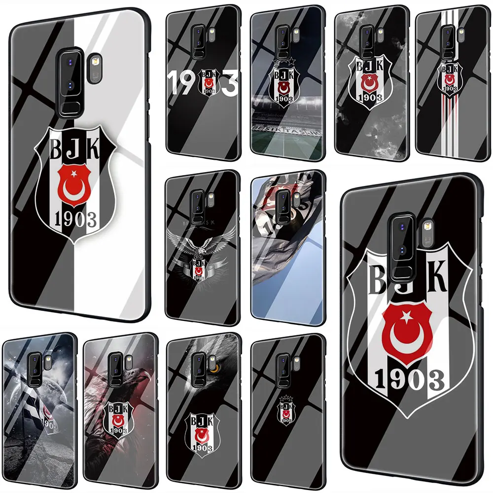 

Turkey Besiktas Football Tempered Glass Phone Cover Case For Galaxy S7 S8 9 10 Plus Note 8 9 10 A10 20 30 40 50 60 70