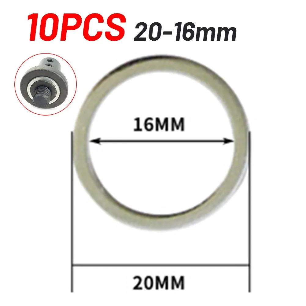 10 Pcs Saw Cutting Washer Inner Hole Adapter Ring Blade Aperture Change Washer For Angle Grinder Accessories