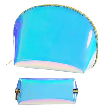 

2020 Laser Fashion Women Cosmetic Bag Ladies Travel Make Up Organizer Bag Transparent Waterproof Zipper Wash Pouch