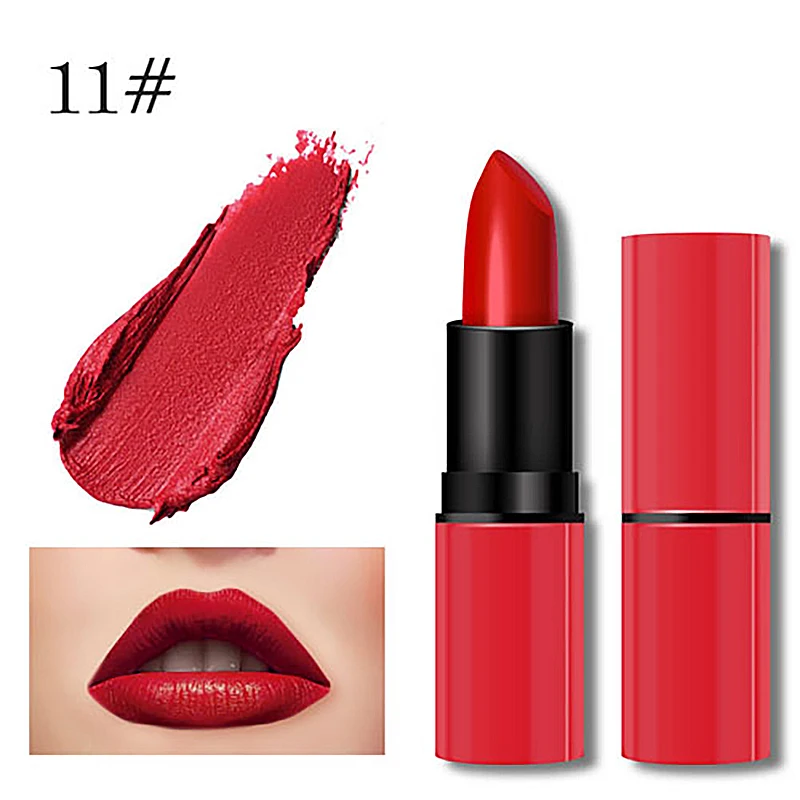 Winter Moisturizing Matte Lipstick Waterproof Lips Moisturizing Easy To Wear Makeup Lip Sticks Gloss Cosmetic Makeup Gift