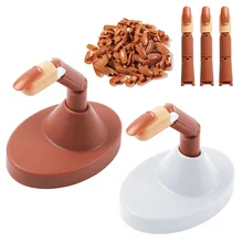 

Nail Practice False Hand Prosthetic Fake Finger Hands Model for Nail Art Making Manipulator Nail Set Beginner Training Manicure