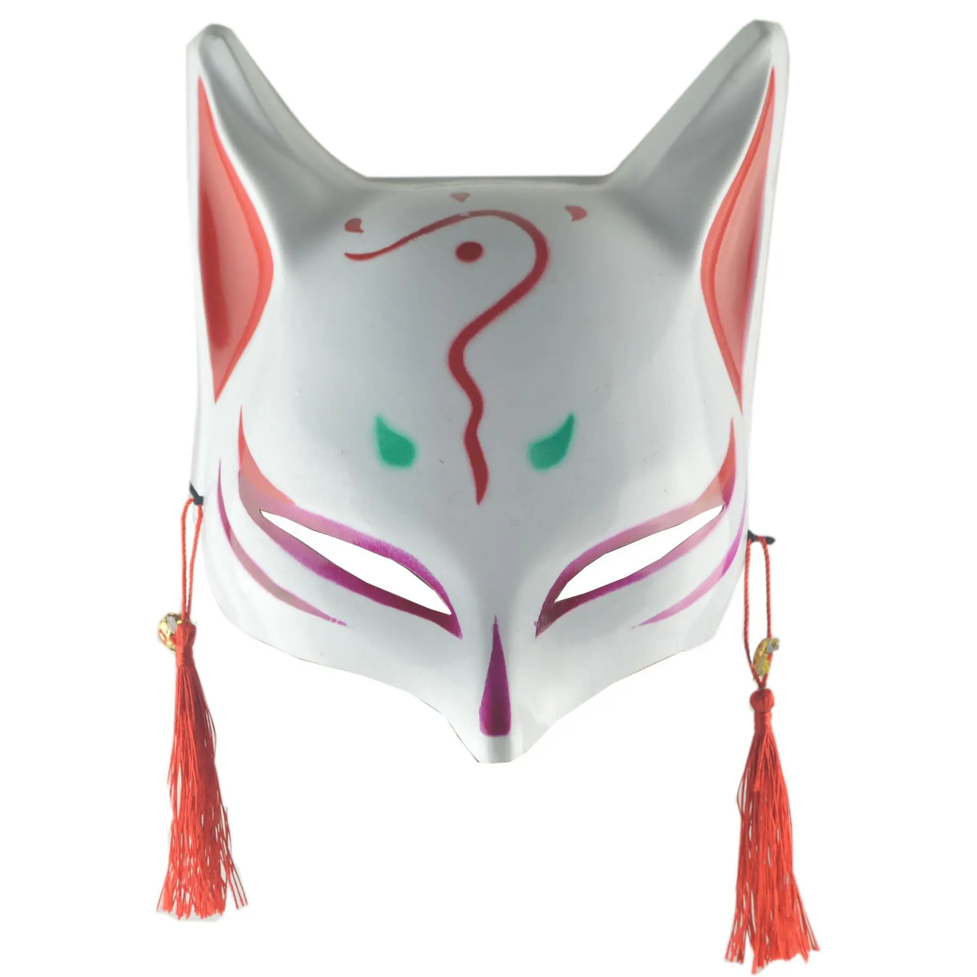 Fox Demon Mask Anime Fox COS Mask And Wind Half Face Cat Mask Ball Party Dressing up Mask Decorations