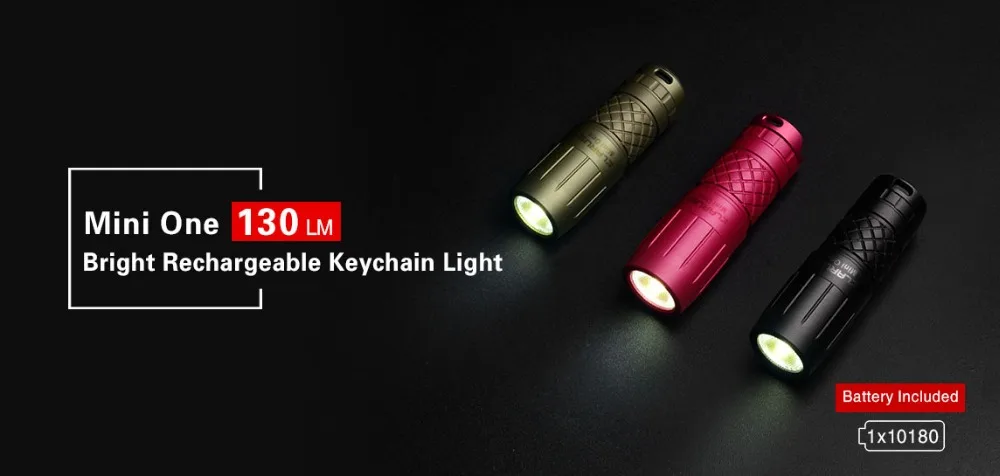 Klarus Mini One 130 люмен яркий Перезаряжаемый брелок Светильник