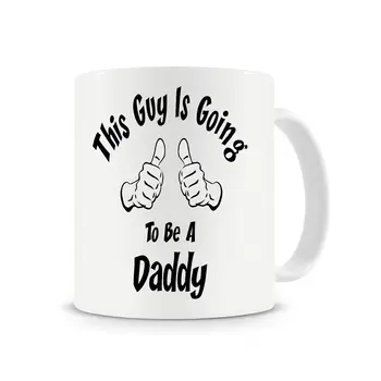 

This Guy Is Going To Be A Daddy Mug,Daddy To Be Mugs,Coffee Mugs,New Daddy Mug Cup with Stirring Spoon