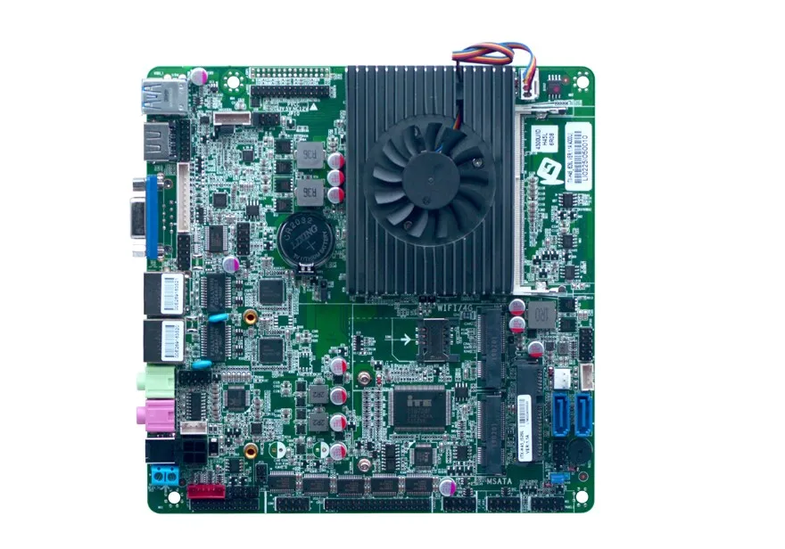 Мини itx Intel i5 4300U Двухъядерный 2 LAN DC 12V LVDS mini ITX материнская плата для киоска POS