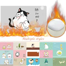 USB коврик для мыши с подогревом, коврик для мыши, грелка для рук с напульсником, теплая зимняя мода для отдыха, практичное удобство, индивидуальная Удобная