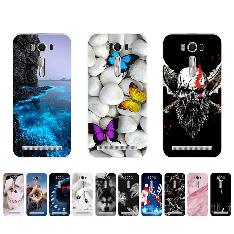 

Slim Phone Case For Asus Zenfone Max Plus M1 X018D Pro M2 ZB631KL ZB633KL Printed Coque For Asus ZE500KL ZE520KL ZB500KL ZB501KL