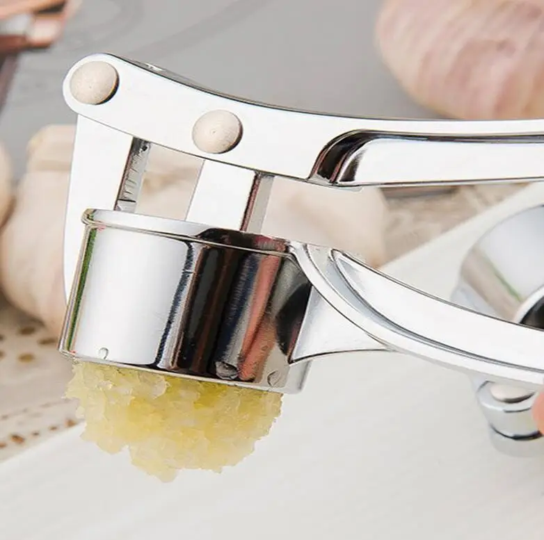 

stainless steel Kitchen tool Ginger Garlic Manual Press Twist Cutter Crusher Cooking Tool Plastic Garlic presses Blenders peeler