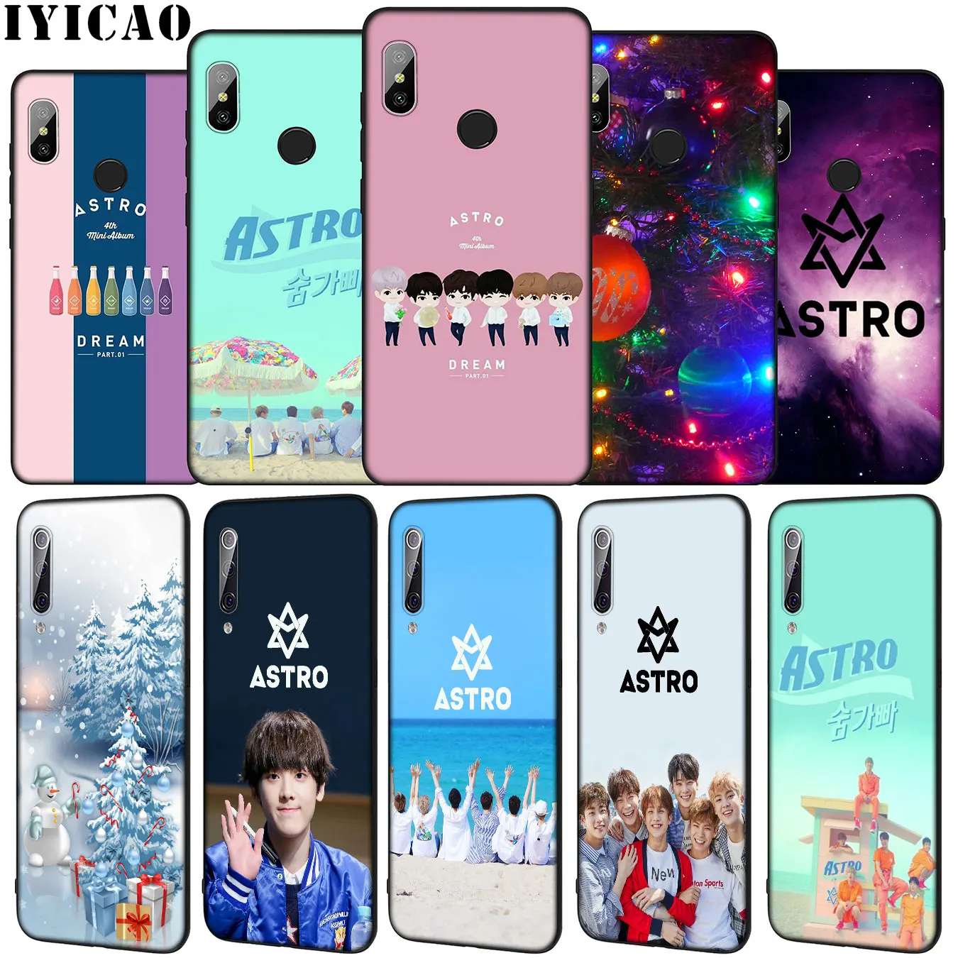 KPOP ASTRO мягкий чехол в форме сердца для Xiaomi Mi 10 9 9T A3 Pro 8 SE A2 Lite A1 CC9 CC9E 6 pocophone f1 Mi10 |