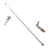 2Pcs/Lot F Type Radio TV Antenna 5 Section Telescopic Aerial Replacement Connector For TV AM FM Radio Cable Rotatable Antenna ► Photo 2/6