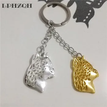 

Newtrendy American Staffordshire Keychains Women Bag Pendant Fashion Accessories Charm Car Key Rings Jewelery Gift Punk