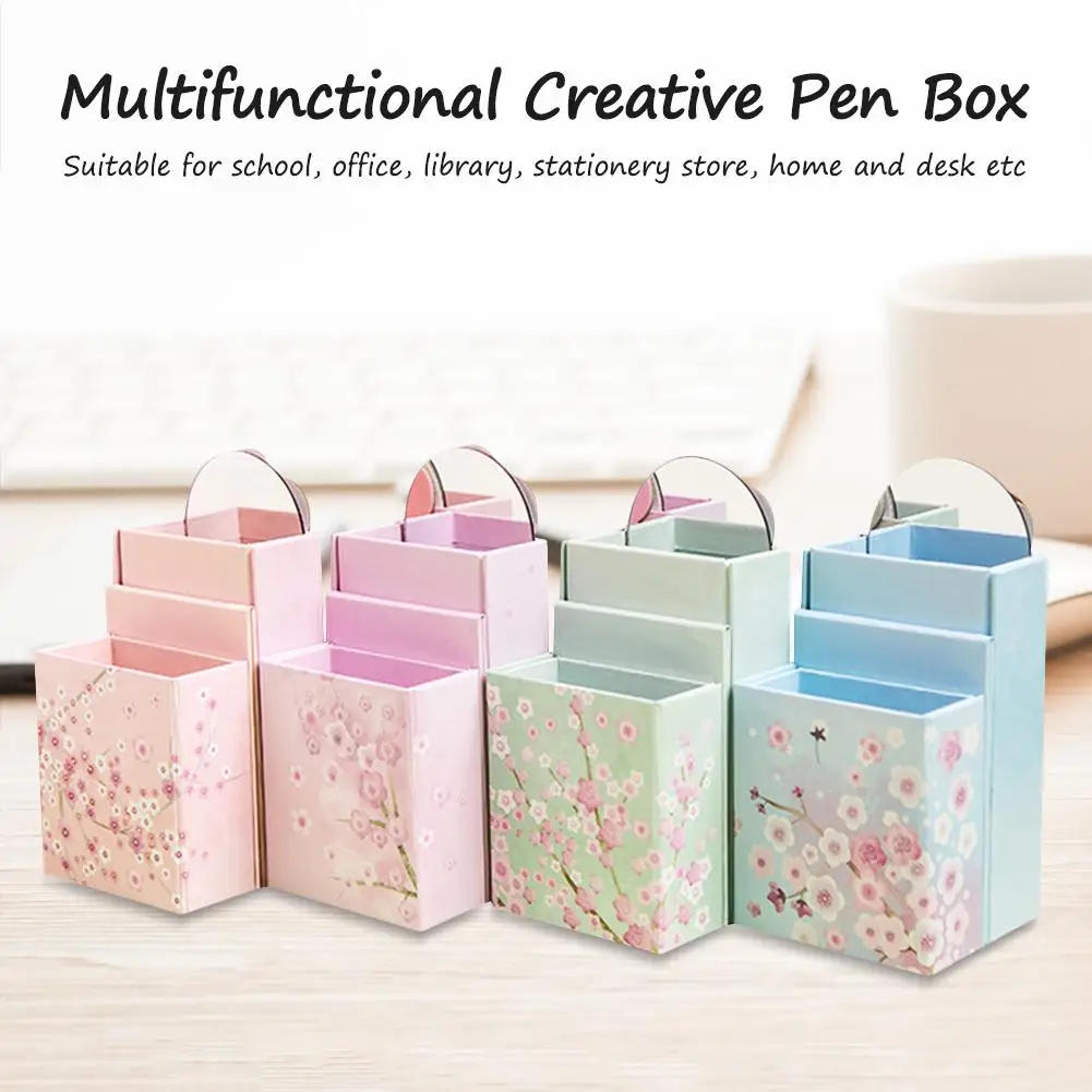 

Multifunctional Pencil Holder Large Capacity Pencil Case Cute Attractive Pen Holder For School Office Library Home High Quality