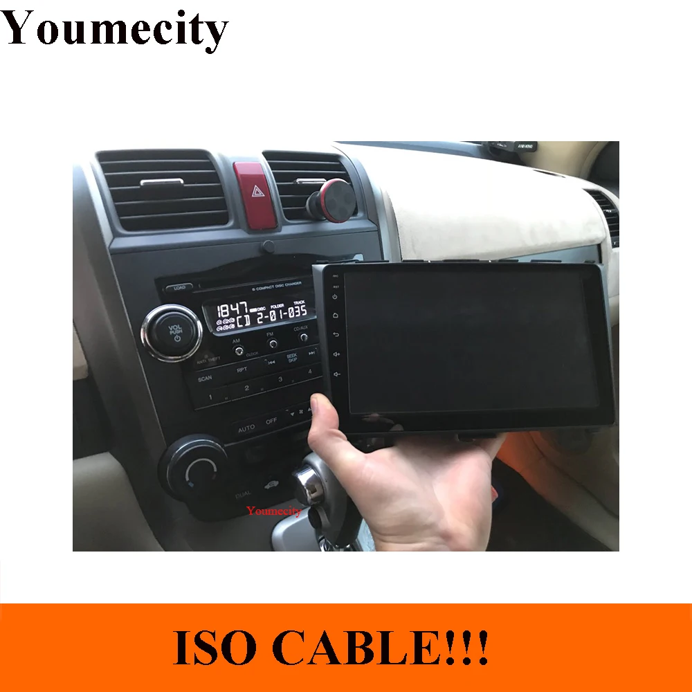 Top Octa Core Car Dvd Player For Honda CRV 2006-2011 With Gps IPS Capacitive Screen Wifi Bluetooth Android 8.1 Support Subwoofer 4