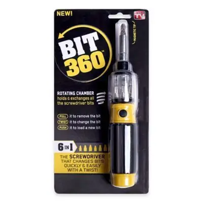 

Snake Bit 360 Screwdriver 6-in-1 Multi-functional Rotating Screw Driver Quickly Switch Extendable